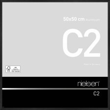 Nielsen Alurahmen C2 50x50 cm struktur schwarz matt
