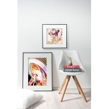 Nielse alu frame C2 Soft Frosted Silver 50x50 cm