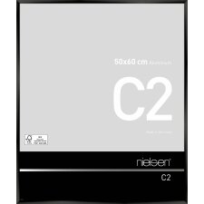 Nielsen Alurahmen C2 50x60 cm eloxal schwarz glanz