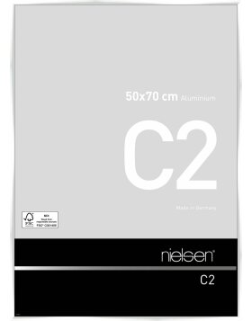 Nielsen Aluminium lijst c2 50x70 cm wit glanzend