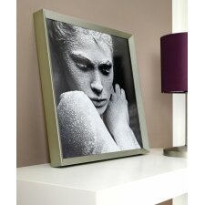 Aluminum frame Cristal 30x30 cm Florentine black