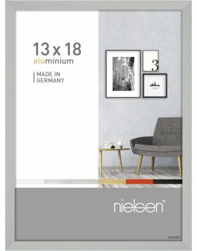 Nielsen Alurahmen Pixel 13x18 cm silber matt