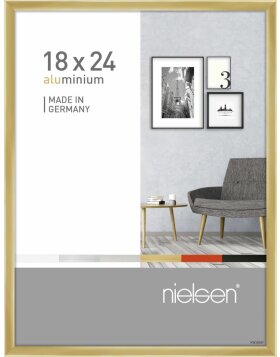 Nielsen Alurahmen Pixel 18x24 cm gold glanz