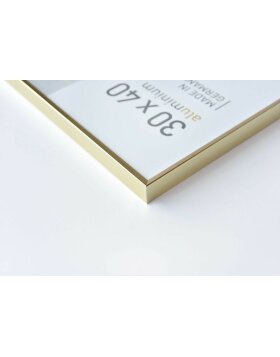 Ramka aluminiowa Pixel 18x24 cm złota błyszcząca
