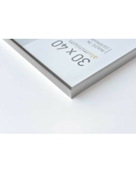 Cornice Nielsen in alluminio Pixel 21x29,7 cm argento opaco Cornice per documenti DIN A4