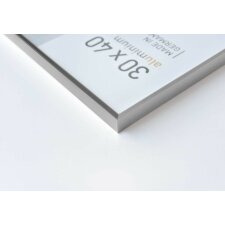 Cornice Nielsen in alluminio Pixel 21x29,7 cm argento opaco Cornice per documenti DIN A4