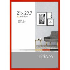 Nielsen Alurahmen Pixel 21x29,7 cm tornado rot DIN A4 Urkundenrahmen