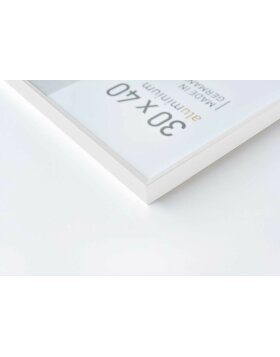 Cornice in alluminio Pixel 30x40 cm bianco lucido