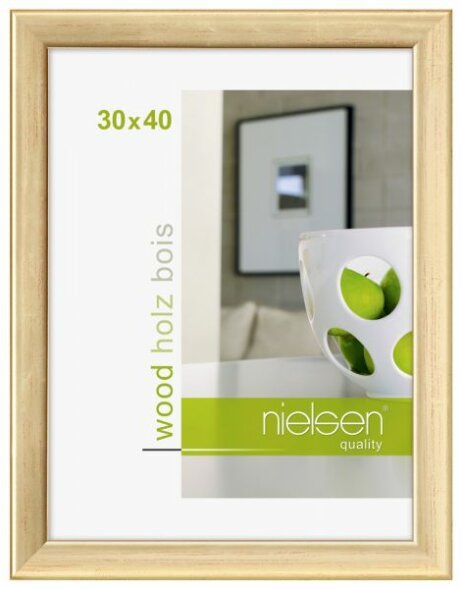 Nielsen WATERCOLORS wooden frame 40x50 cm gold