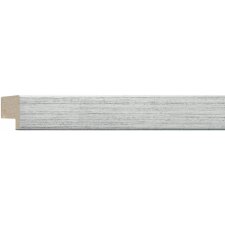 Holz-Wechselrahmen Quadrum 15x20 cm silber