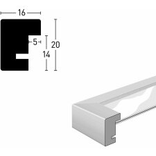 Cadre interchangeable en bois Nielsen Quadrum 20x20 cm blanc