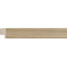 Cornice a clip in legno Quadrum 20x20 cm rovere naturale