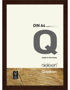 Nielsen marco de madera extraíble Quadrum 21x30 cm wenge