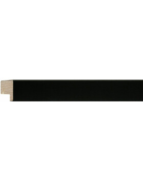 Holz-Wechselrahmen Quadrum 24x30 cm schwarz