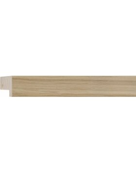 Cornice a clip in legno Quadrum 24x30 cm rovere naturale