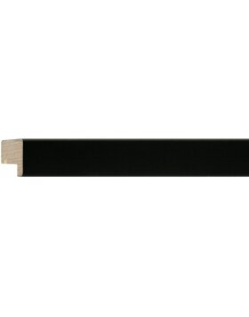 Marco de madera con clip Quadrum 30x40 cm negro