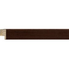 Cornice a clip in legno Quadrum 50x60 cm wengé
