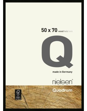 Nielsen Holz-Wechselrahmen Quadrum 50x70 cm schwarz