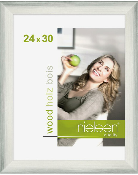 Nielsen Wooden Frame Essential 30x40 cm silver on anthracite