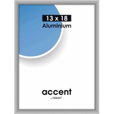 Accent aluminium lijst 13x18 cm zilver mat