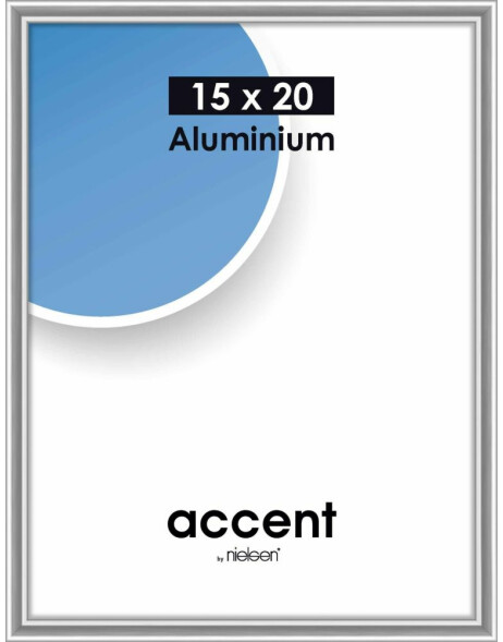 Nielsen Accent aluminium frame 15x20 cm  silver glossy
