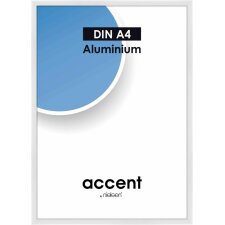 Nielsen Alurahmen Accent 21x29,7 cm weiß glanz