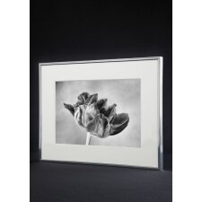 Accent aluminium frame 21x29,7 cm white glossy