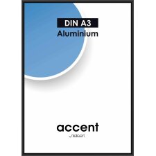 Marco de aluminio Nielsen Accent 29,7x42 cm negro mate