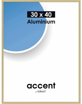 Accent aluminium frame 30x40 cm  gold
