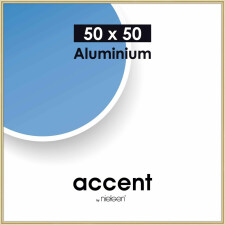 Accent aluminium frame 50x50 cm  gold