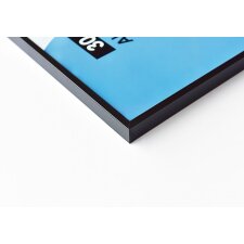 Accent aluminium frame 50x60 cm  black mat