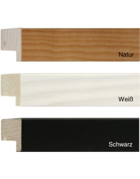 Cadre en bois Accent 10x15 cm blanc