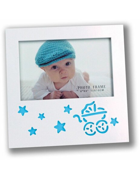 Baby frame Daniele 10x15 cm blue