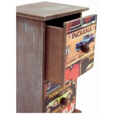 Caja de madera Pontiac 13x10x22 cm
