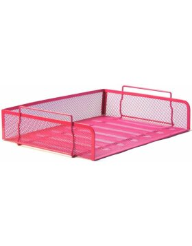 letter tray by officional pink