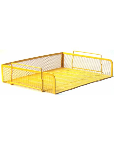 letter tray by officional yellow