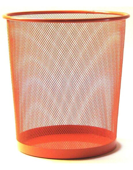 35 cm Metall-Papierkorb von officional in orange