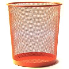 35 cm Metall-Papierkorb von officional in orange