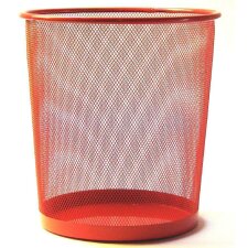 paper bin by officional in red 29 cm