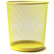 Metall Papierkorb in limone 29 cm von officional