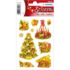 HERMA Sticker Weihnachtssymbole, beglimmert