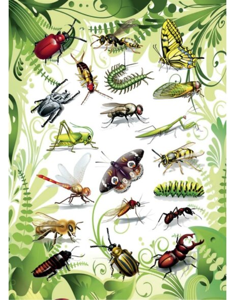 HERMA Sticker MAGIC insects, 2D foil