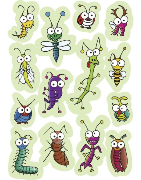herma magic funny insects, wiggly eyes