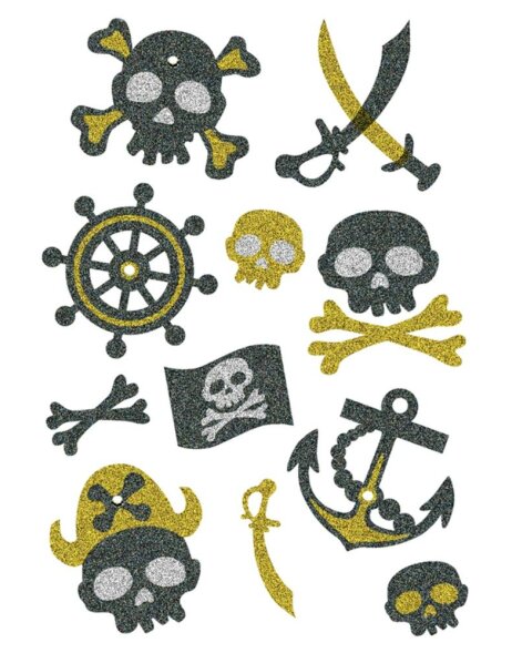 HERMA Sticker MAGIC pirates, glittery