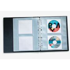 Pochettes CD HERMA, film transparent avec pochettes papier 10 pcs.