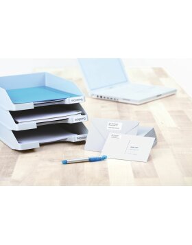 Étiquettes HERMA A4 blanc nature 38,1x21,2 mm papier recyclé mat avec certificat Ange Bleu 6500 pcs.