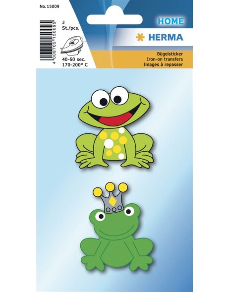 HERMA Iron on sticker frog