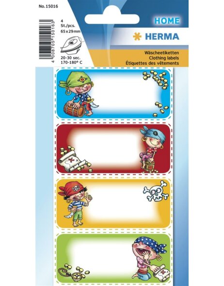 HERMA Clothing labels pirates