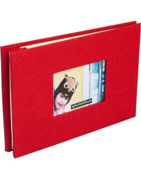 Donau A5 petit album rouge 24x16 cm