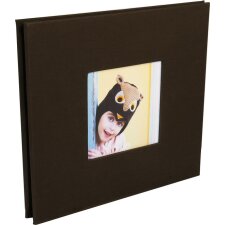 Álbum de tornillos Donau 34x32 cm marrón oscuro